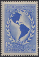 Argentina 412 1940 50 Años De  La Unión Panamericana MH - Other & Unclassified
