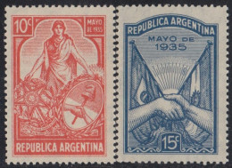 Argentina 361/62 1935 Visita Del Presidente Vargas De Brasil MH - Andere & Zonder Classificatie