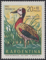 Argentina 847 1969 Sobrecarga Pro Infancia Pato MH - Otros & Sin Clasificación