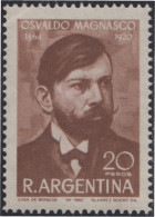 Argentina 817 1968 Homenaje Al Doctor Osvaldo Magnasco Hombre De Estado MH - Otros & Sin Clasificación