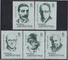 Argentina 852/56 1969 Músicos Argentinos. Filigrana G MH - Otros & Sin Clasificación