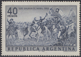 Argentina 816 1968 150 Años De La Batalla De Maipu MH - Autres & Non Classés