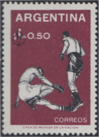 Argentina 609a Variedad Antorcha Desplazada 1959 3°Juegos Deportivos Panameric - Autres & Non Classés