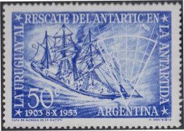 Argentina 538 1953 50 Años Del Rescate Del Antartic En La Antártica MH - Otros & Sin Clasificación