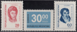 Argentina 1071/73 1976/77 Serie Corriente. Tipos 1970-71 MNH - Autres & Non Classés