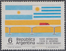 Argentina 1027 1975 Puente Internacional Colon De Argentina Hasta El Uruguay M - Other & Unclassified