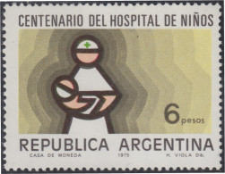 Argentina 1033 1975 Centenario Del Hospital De Niños. Filigrana G MNH - Otros & Sin Clasificación