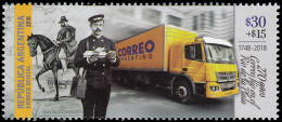 Argentina  3183 2018 270 Años Correo Fijo En El Río De La Plata MNH - Sonstige & Ohne Zuordnung