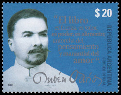 Argentina 3103 2016 Rubén Darío MNH - Altri & Non Classificati