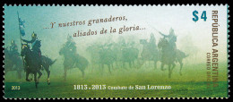 Argentina 3000 2013 Combate De San Lorenzo MNH - Autres & Non Classés