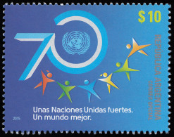 Argentina 3084 2015 70 Aniversario ONU MNH - Autres & Non Classés