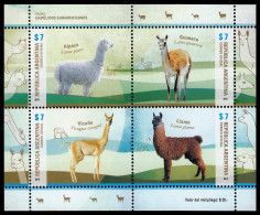 Argentina 3085/88 2015 Fauna Mamíferos Llama MNH - Other & Unclassified