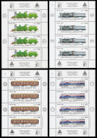 Argentina 1627/30 1988 Locomotoras Y Vagones Tren MNH - Andere & Zonder Classificatie