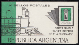 Argentina 1568 1987 Serie Antigua Buzones MNH En Carnet - Otros & Sin Clasificación