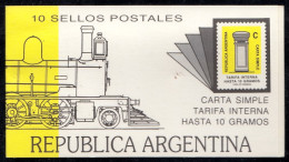 Argentina 1567 1987 Serie Antigua Buzones MNH En Carnet - Andere & Zonder Classificatie