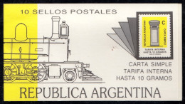 Argentina 1567 1987 Serie Antigua Buzones MNH En Carnet - Autres & Non Classés