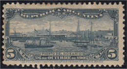 Argentina 131 1902 Inauguración Del Puerto  Fluvial De Rosario MH - Altri & Non Classificati