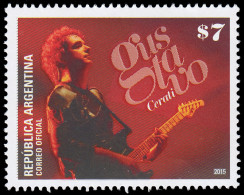 Argentina 3093 2015 Gustavo Cerati MNH - Sonstige & Ohne Zuordnung