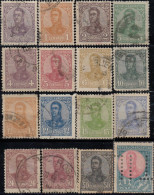 Argentina 132/47 1908/09 Efígie De San Martín Usados - Altri & Non Classificati