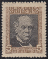 Argentina 164 1911 Presidente Domingo F. Sarmiento MNH - Sonstige & Ohne Zuordnung