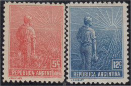 Argentina 165/66 1911 República De Argentina Paisano MH - Otros & Sin Clasificación