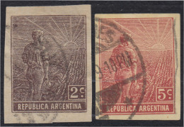 Argentina 194a/95a 1915 República De Argentina Paisano Usado - Sonstige & Ohne Zuordnung