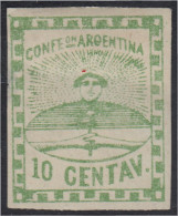 Argentina 4A 1861 Confederación Confederation MH - Otros & Sin Clasificación