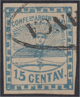 Argentina 4B 1861 Confederación Confederation Usados - Otros & Sin Clasificación