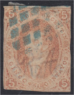 Argentina 8b 1864/67 Efigie De Bernadino Rivadavia Usado - Andere & Zonder Classificatie