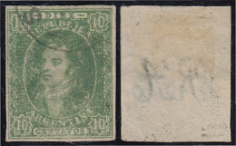 Argentina 9 1864/67 Efigie De Bernadino Rivadavia Usado - Autres & Non Classés