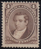 Argentina 17 1867/73 Mariano Moreno Sin Goma - Autres & Non Classés
