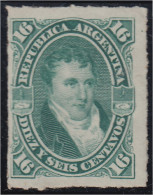 Argentina 19a 1867/73 Manuel Belgrano MH - Sonstige & Ohne Zuordnung