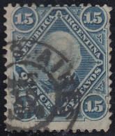 Argentina 20a 1867/73 José De San Martín Usado - Andere & Zonder Classificatie