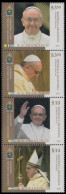 Argentina 2987/90 2013 Personalidad Su Santidad Papa Francisco MNH - Otros & Sin Clasificación