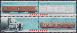 Argentina 3152/55  2016 Vagón Postal Trenes Trains MNH - Otros & Sin Clasificación