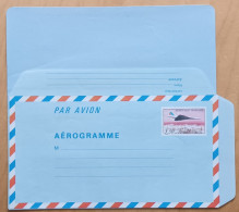 AEROGRAMME 1012-AER - Avion Concorde Survolant Paris - 1984 - Neuf - Aerogramme