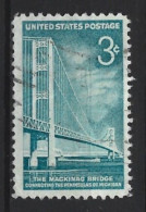 USA 1958 Mackinac Straits Bridge  Y.T.  645 (0) - Oblitérés