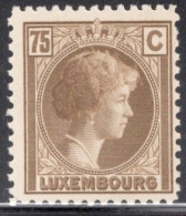 Luxembourg 1926 Single Grand Duchess Charlotte In Unmounted Mint - 1926-39 Charlotte Di Profilo Destro