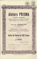 - Titre De 1929 - Ateliers Prisma- - Industrial