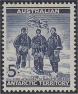 Australia Territorio Antártico 6 1961 Primer Logro Del Polo Magnético MNH - Andere & Zonder Classificatie