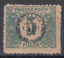 Hungary Debrecen Debreczin 1919 Second Issue, Porto Mi#17 Mint Hinged - Debrecen