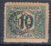 Hungary Debrecen Debreczin 1919 Second Issue, Porto Mi#18 Mint Hinged - Debrecen