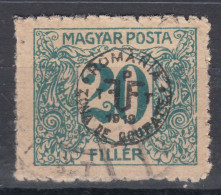 Hungary Debrecen Debreczin 1919 Second Issue, Porto Mi#19 Used - Debreczen