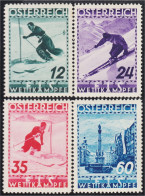 Österreich Austria 477/80 1936 Campeonato Del Mundo De Esquí En Innsbruck MH - Other & Unclassified