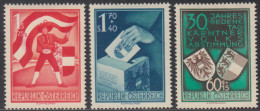 Österreich Austria 788/90 1950 30 Aniversario Del Plebiscito Carintio MH - Other & Unclassified