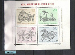 Allemagne - Bloc N° 2 - 125 Jahre Berliner Zoo - Année 1969 - Bloques