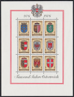 Österreich Austria HB 9 1976 Milenario De La Historia Austriaca MNH - Other & Unclassified