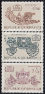 Österreich Austria 1236/38 1972 Tesoros Del Arte Austriaco Antiguos Medios De  - Altri & Non Classificati