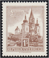 Austria Österreich 871A 1957/65 Basílica De Mariazell MNH - Andere & Zonder Classificatie