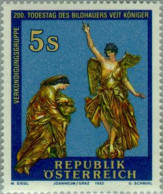 Öesterreich Austria  Nº 1911   1992  Bicentenario Muerte Del Escultor Veit Kön - Altri & Non Classificati